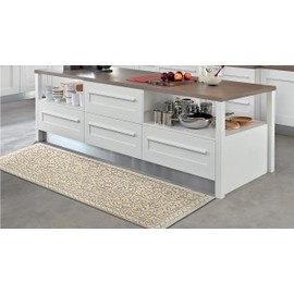 HomeLife Super Absorbent Bath Mat - 60 x 90 cm Cotton & Polyester Blend Machine Washable Rugs - Quick Dry Bath Mat with no Anti-slip Backing - Made in Italy Embossed Design Bathroom Carpet