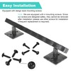 Eumtenr Rustic Barn Door Handles for Sliding Door, 12" Rhombus