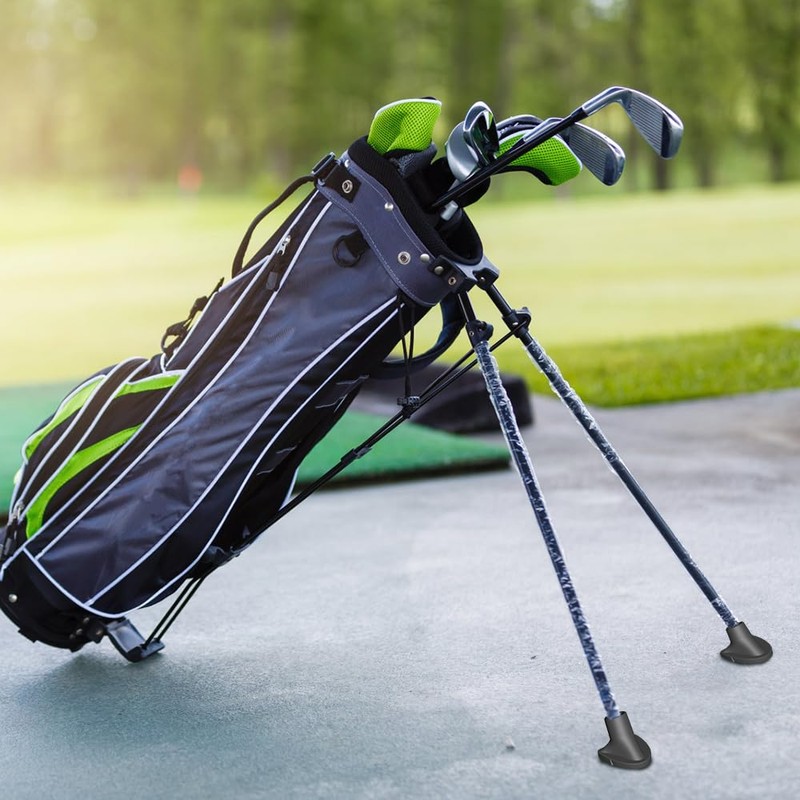 MiOYOOW 2pcs Golf Bag Stand Replacement Feet, High Stability Golf