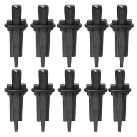 Wedge and Feather Shims Concrete Marble Granite Rock Stone Splitting Hand Tools (5/8", 10Pcs)