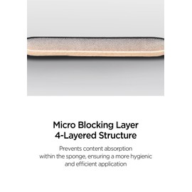 JUNG SAEM MOOL Cushion Puff (4pc) Natural Cover Puff for Smooth Fitting with The Round Shape 2.1 Inch