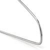 HANGERWORLD Silver Metal Wire Clothes Hangers 16inch 13 Gauge Clothes