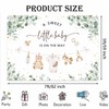 Joliaco Clothes Baby Shower Backdrop Green Eucalyptus Baby Shower Background