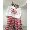 SANMIO Family Christmas Pajamas Matching Sets Moose Plaid Xmas Pjs