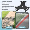 2 Pack 71-85716 3-Point Edger Blade (9" Length 1/2" Center
