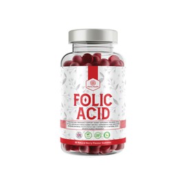 Folic Acid 400ug - 60 Natural Berry Flavour Gummies - 2 Months Supply - Suitable for Vegetarians & Vegans - Harla Health - Made in The UK - GMP Codes of Practice
