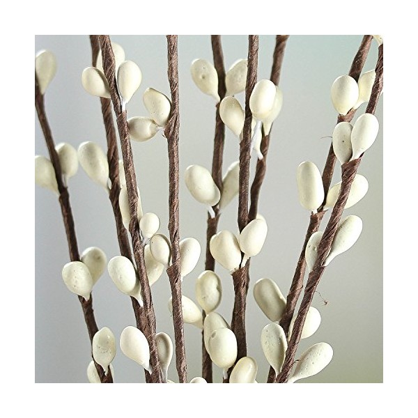 Group of 12 Hand Wrapped Petite Cream Pip Berry Sprays