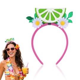 Hawaiian Luau Headband for Women Girls Beach Costume Accessories for Wife Girlfriend Summer Holiday Headband