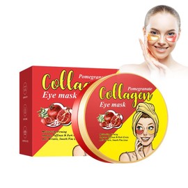 Pomegranate Collagen Pomegranate & Collagen Eye Mask - Intensive Anti-Ageing Eye Mask Firming Moisturiser for Wrinkle Free - Reduces Bags & Provides 72 Hours Long-Term Moisture