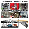 Foldable Door Latch Step with Adjustable Angle for Car Roof
