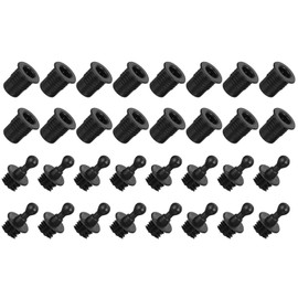 MECCANIXITY Speaker Grill Guides Plastic Ball and Socket Type 11mm Dia for Speaker Parts Accessories Pack of 16