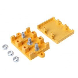 Electric Bicycle E Bike Motor Controller Connection Box - Insulation Box, Phase Battery Wire Connector, Three-Post Junction Box