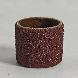 LittleFlower 22-Pack Pet Nail Grinder Replacement Kit - Sanding Bands for Dogs & Cats -1/2" Black Grinding Drums Claw Care, Compatible with All Major Pet Grinders (80 & 120 Grit)