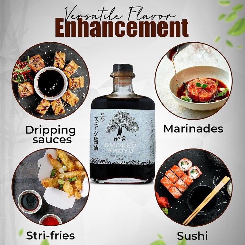 HAKU Smoked Shoyu Soy Sauce (375 ml)