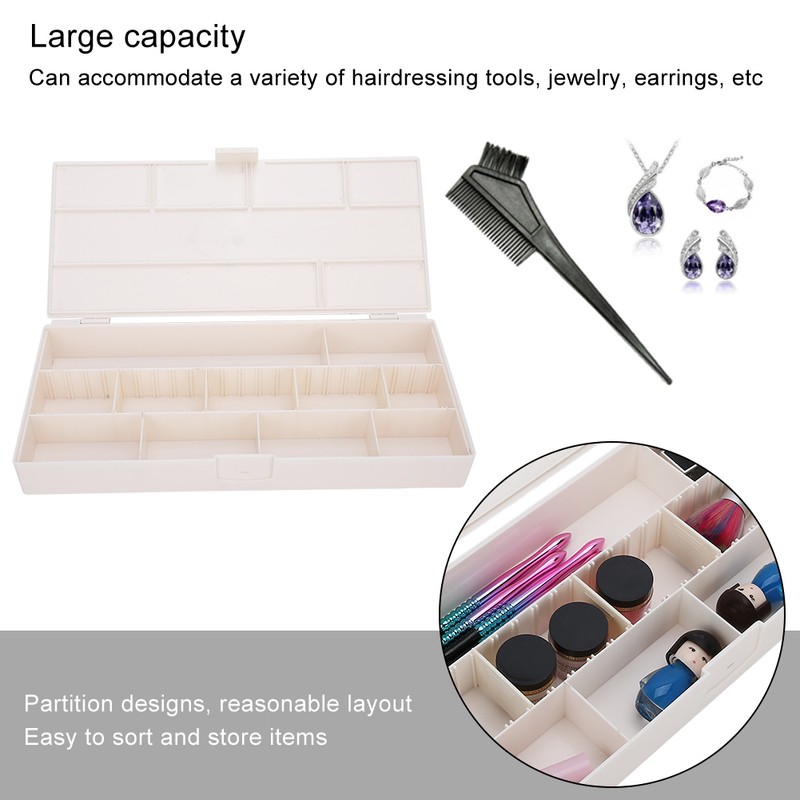 Rubber Bands Clip Storage Box Jewelry Earrings Organizer Hairdressing Tool
