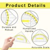 Set of 4 Small Set Squares with Flexible Handle Shatterproof