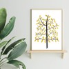 Poster A4 Scandinavian Trees Plants Stylish Interior No Frame (Poster