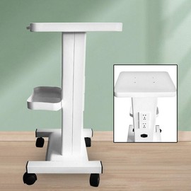 Beauty Salon Rolling Stand Trolley Center Use Cart For Cavitation Machine Cart Home & Salon Use With plug (USA STOCK)