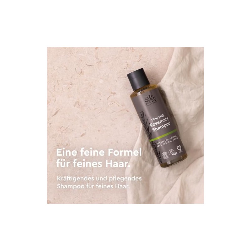 Urtekram Rosemary Shampoo Organic, fine Hair, 500 ml