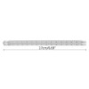 Yisawroy Triangle Ruler Transparent Triangular Prism Ruler Architect Scale Ruler