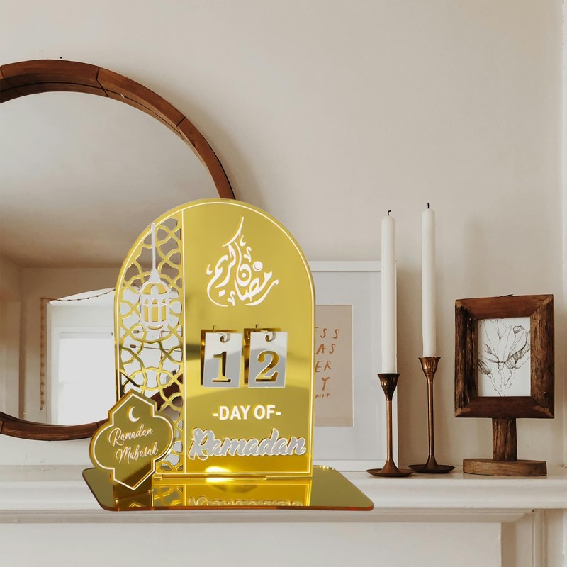 Ramadan Advent Calendar - Acrylic Eid Mubarak DIY Countdown Calendars