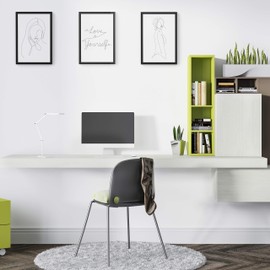 ChicResult Line Art Wall Pictures Love Yourself Set of 3 Pictures - Modern Wall Decoration for Living Room, Bedroom, Hallway or Office - Wall Picture with Saying (DIN A4 without Picture Frame)