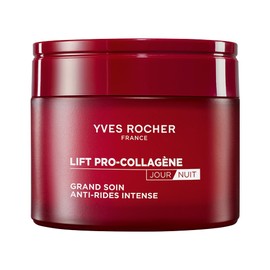 Yves Rocher | Lift Pro-Collagène Crema Intensiva Antiarrugas | Ácido Hialurónico y Cólageno Vegetal | Alisa, Rellena y Nutre la Piel | Todo Tipo de Pi