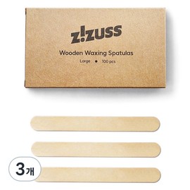 Jesus Waxing Wood Spatula Large 100p, 3 pieces / 지저쓰 왁싱 우드 스파츌라 대 100p, 3개