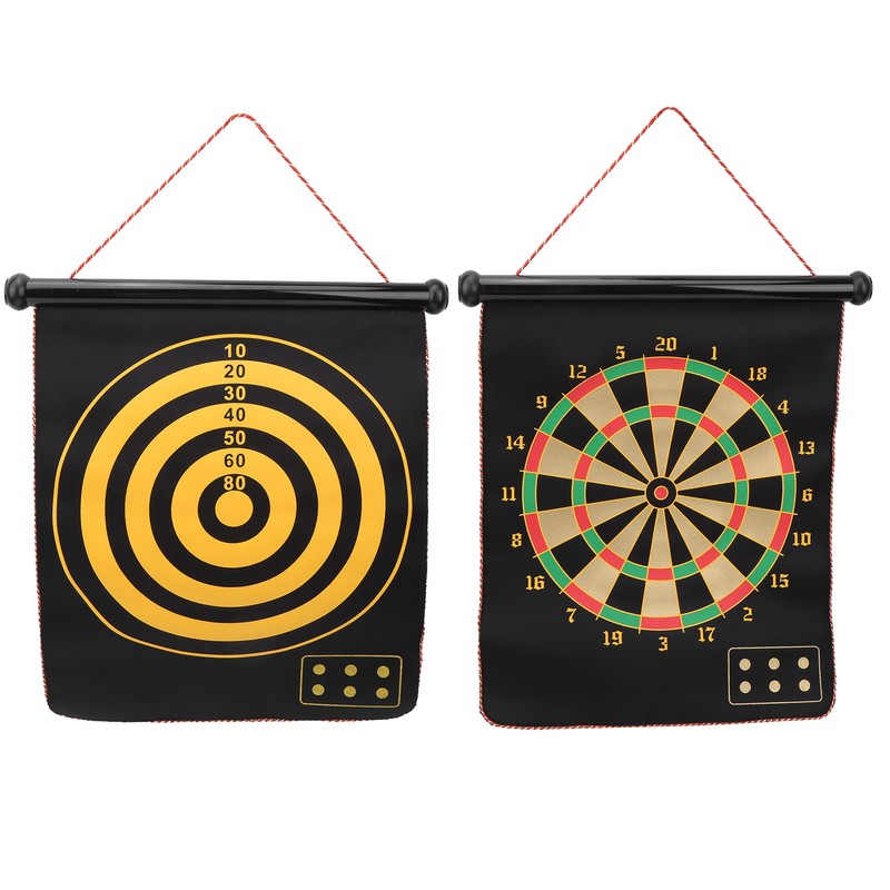 15in Magnetic Dart Board with 6 Dart Safety Magnet Doublesided
