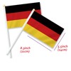 25PCS Germany Handheld Small Flag, German Hand held Mini Decor