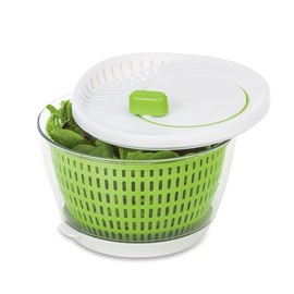 Starfrit Salad Spinner 3.3L Capacity - Removable Base for 2 Ways to Use - in Sink or on Countertop - Basket Doubles as Colander - Bowl Can Be Used for Serving