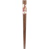 Ishida 11617 Chopsticks Made in Japan Hexagonal Tomato 9.1 inches