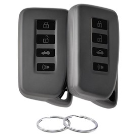 REPROTECTING TPU Key Fob Cover Compatible with 2013-2021 Lexus ES300h ES350 GS350 GS450h IS200t IS300 IS350 LX570 NX200t NX300h RC350 RX350 RX450h (Matte Black/Matte Black)