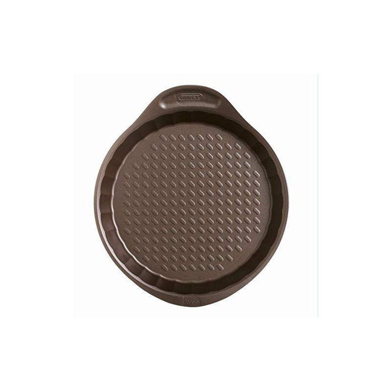 Pyrex asimetriA Metal Easy-Grip Flan pan 27 cm, Brown, 1