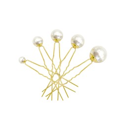 18 Pcs Wedding Pearl Hair Pins Bridal Pearl Rhinestone Hair Pins Hair Accessories for Bride Bridesmaid Women Girls Gold