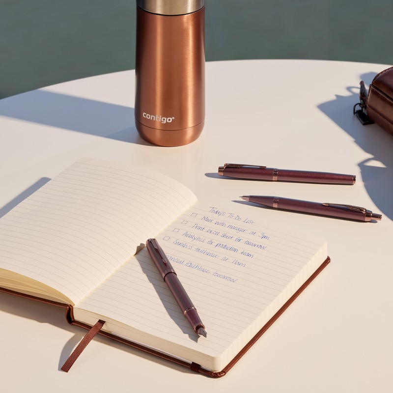 PARKER IM Monochrome Fountain Pen | Blue Ink | Burgundy