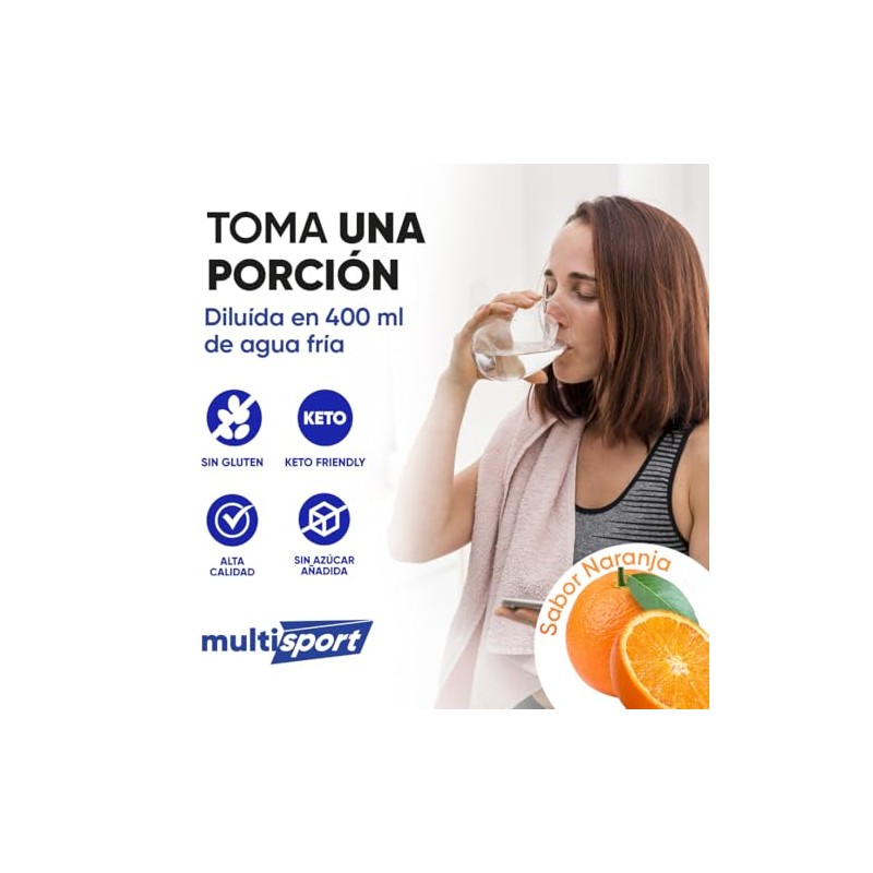 Creatina Monohidratada con Pre Entreno + L Carnitina + Electrolitos