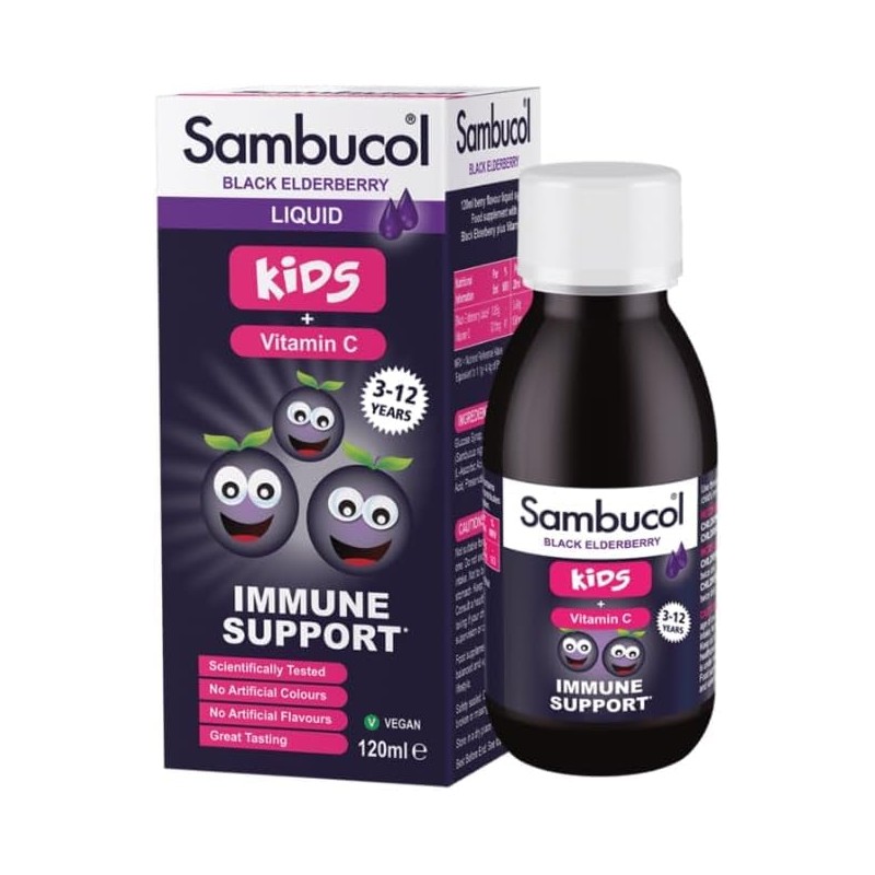 Generic Kids Sambucus Black Elderberry & Vitamin C | Immune