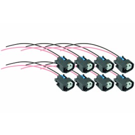 ICT Billet LS EV6 LS3 Conector de cable de inyector conector de coleta USCAR (8 unidades) WPINJ40X8