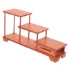 OATIPHO Tiered Wooden Display Stand for Plants and Figurines Wood