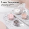 Frascos de Plastico con Tapa 100pcs Envases para Viaje, Mini