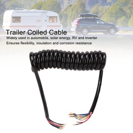 Septpenta Trailer 13 Core Cable, Polyurethane Wire, Flexible Insulation and Corrosion Resistance, Good Current Capacity, 20 AWG 9.8 Feet, Suitable for Cars