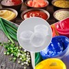 BFGLLY 50 Pack Reusable Plastic Pots, Round Food Containers, Sauce