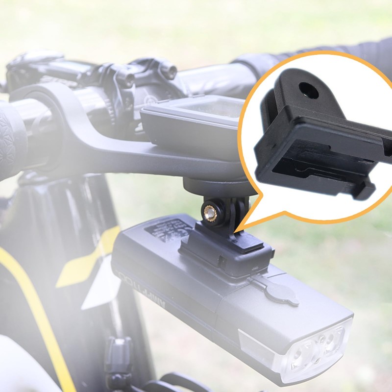 COZERI Go'Pro Mount Adapter Compatible with Cateye Bicycle Light, Suitable