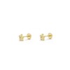 Monde Petit - 9ct Yellow Gold Children's Stars Earrings