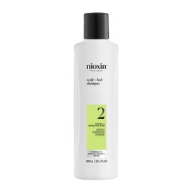 Nioxin - Sistema 2 - Champú Fortalecedor para Cabello y Cuero Cabelludo - Cabello Natural con Debilitamiento Avanzado - Biotina y Niacinamida (300ml)