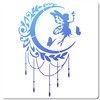 GORGECRAFT 30 x 30 cm Moon Fairy Stencils Angel Butterfly