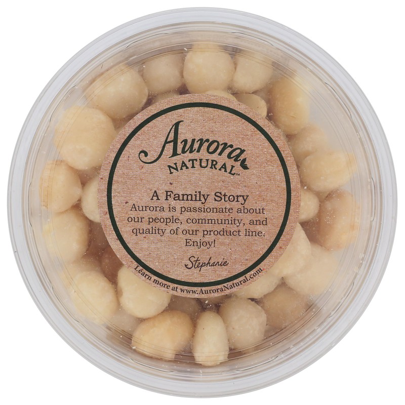Aurora Products Macadamia Nuts, Raw, 8 oz