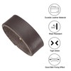 PATIKIL Leather Loop Keeper, Pack of 4 Leather Loops Belt