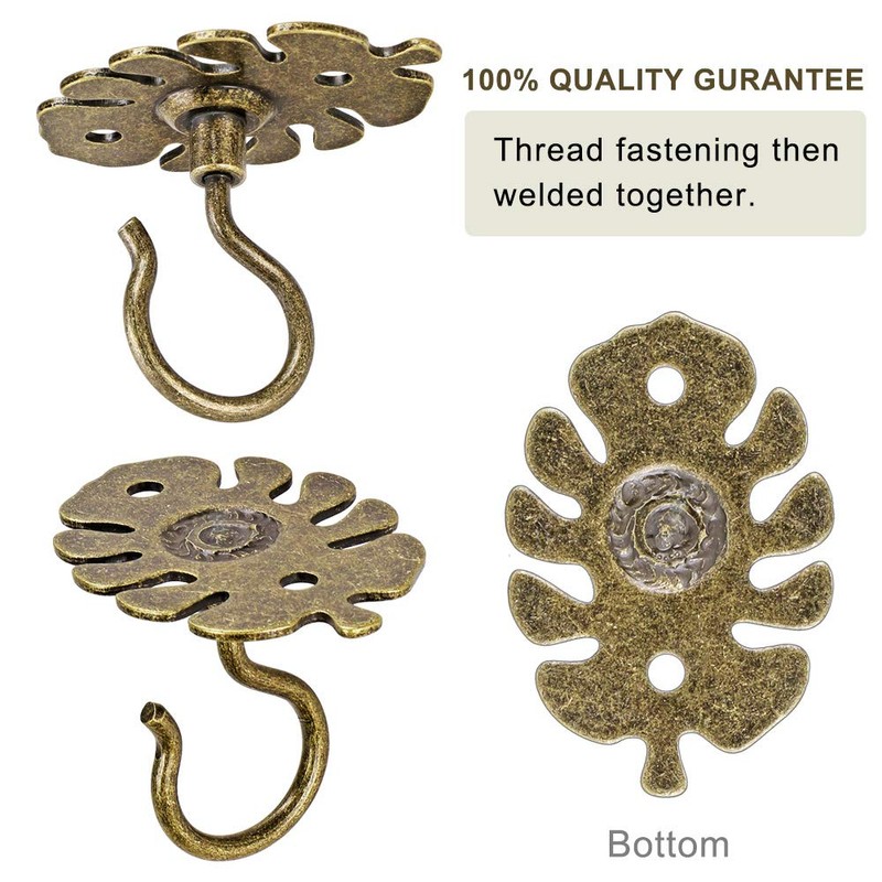 Dolibest Wall Mount Ceiling Hooks,Plant Hooks for Ceiling Metal Plant